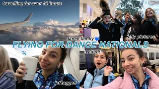 FLYING TO ENGLAND FOR DANCE NATIONALS | fyd comps uk 2022 | Leila Clare