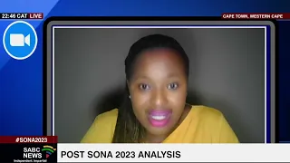 Post-SONA 2023 analysis: Prof Dirk Kotze & Dr Nthabiseng Moleko