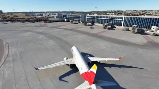 Microsoft Flight Simulator/Lisbon Humberto Delgado, Portugal To Madrid Barajas, Spain/Iberia A320neo