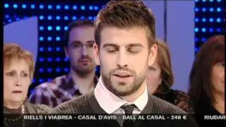 TV3 - La Marató 2010 - Gerard Piqué a la Marató