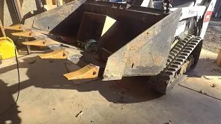 Adding weld on teeth to skidsteer bucket