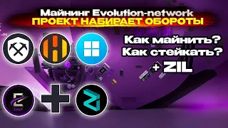 ❗️МАЙНИНГ EVOX+ZIL❗️ Стейкинг, Майнинг на Hive OS, Rave OS, Windows на SRBMINER MULTI