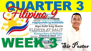 Quarter 3 | Filipino 9 – Week 3 | Elehiya at Mga Dalit Kay Maria