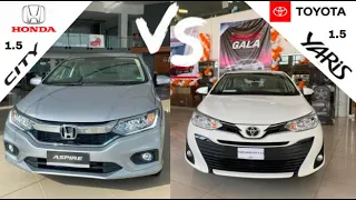 Toyota Yaris 1.5 Ativ X VS Honda City 1.5 Aspire 2022 || Comparison, Specifications, Features.