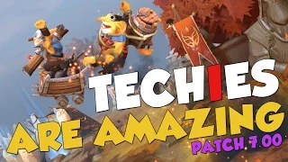 DotA 2 - TECHIES ARE AMAZING! Patch 7.00 Funny Moments