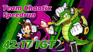 Sonic Heroes: Team Chaotix Speedrun (42:17 IGT)