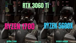 Ryzen 7 1700 vs Ryzen 5 5600x - RTX 3060 ti