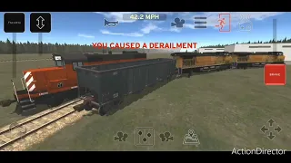 Train and rail yard Simulator - Accidents with various trains / Accidente cu diverse trenuri