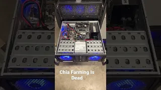 Chia Farming Isn’t worth the hardware anymore