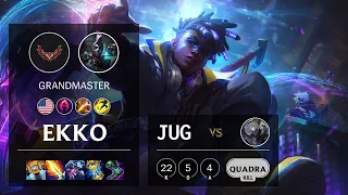 Ekko Jungle vs Diana - NA Grandmaster Patch 12.3