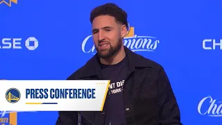 Warriors Talk | Klay Thompson on Season-54 Points vs. Hawks | Jan. 2, 2023