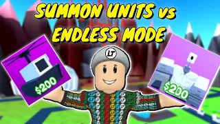 SUMMON UNITS vs ENDLESS MODE... (Toilet Tower Defense)