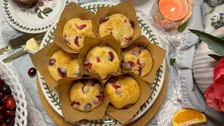 The Perfect Cranberry Orange Muffins Recipe