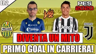 PRIMO GOAL DELLA CARRIERA!! + SFIDO CRISTIANO RONALDO!! PES 2020 DIVENTA UN MITO #2