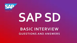 SAP SD Interview Questions and Answers  Part 1 |SAP|SD|