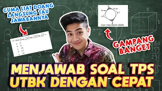 NGERJAIN SOAL TPS UTBK VERSI NGEBUT! TAPI JANGAN LUPA HARUS TETAP TELITI YA!