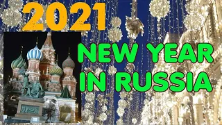 CHRISTMAS IN RUSSIA 🇷🇺  Moscow  decorations🎄 GUM/ KREMLIN/ Red Square. Новый Год 2021 В Москве