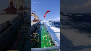 Ship in stuck storm 🌊||Rough weather ⚓️😱💯