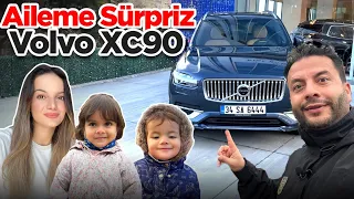 YENİ OTOMOBİLİMİZİ ALDIK: VOLVO XC90 😍🚗 (Aileme sürpriz yaptım)