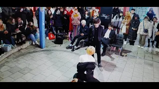 20191208. ANTARES. (KINGDOMS CREW). PSY 'GENTLEMAN' COVER. EXHILARATING HONGDAE BUSKING.