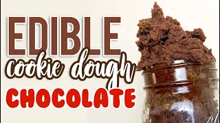 Edible Chocolate Chunk COOKIE DOUGH #shorts