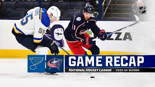 Blues @ Blue Jackets 12/8 | NHL Highlights 2023