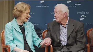 Tributes pouring in for Jimmy Carter's 99th birthday on Sunday