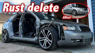 Restoring Nearly Every Body Panel on my Audi B6 A4 (Rust Delete Part 1)