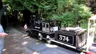 2013 08 06 Klahowya Village Stanley Park  Miniature Train, a replica of Canadian Pacific Railway #37
