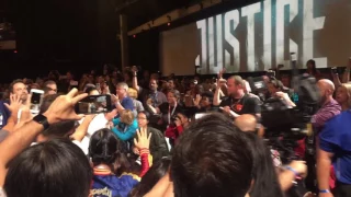 The Justice League enters Hall H at SDCC!