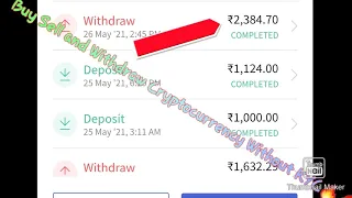 Buy,Sell and Withdraw Cryptocurrency Without KYC 🔥🔥|| No Pan card required.
