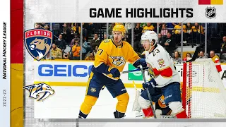 Panthers @ Predators 2/18 | NHL Highlights 2023