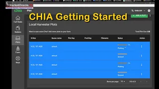 CHIA Getting Started SSD Crypto Mining by Plotting and Farming on Your Hard Drives Guide