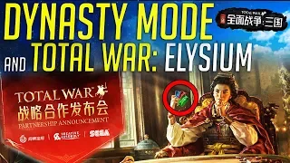 Total War: ELYSIUM & New Dynasty Mode in Three Kingdoms!