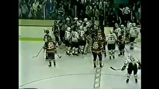 Canadiens - Bruins rough stuff 4/14/85