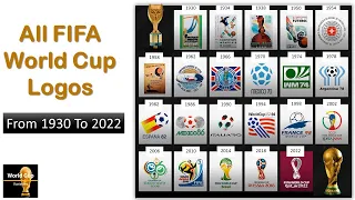 All FIFA World Cup Logos  || 1930 to 2022 ||