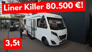 WOHNMOBIL LUXUS LINER TRAUM FÜR 80.500 € Hymer Etrusco I 7400 SB GT 2024.