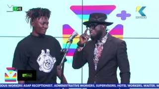 Kwesi Amewuga is on some freestyle levels with Mr. Bonez on #MusicPlus on Kessben TV