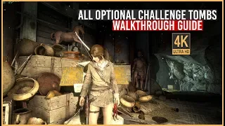 Rise of the Tomb Raider - All Optional Challenge Tombs (4K 60fps)