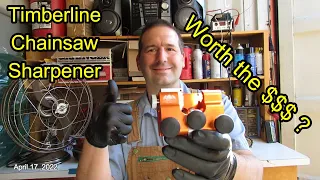 How To Use A Timberline Chainsaw Sharpener On Older Chain (Best Sharpener Ever!)