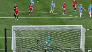 Mary Earps saved Spain penalty kick FIFA WWC Final 2023