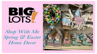 Big Lots Shop With Me - Spring and Easter Home Decor and Accessories