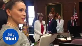 Alyssa Milano argues with Georgia lawmaker over abortion bill