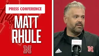 Nebraska Football Head Coach Matt Rhule weekly press conference ahead of Illinois game I Huskers