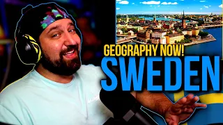 American Reacts to SWEDEN! | Geography Now! Sweden