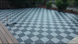 Ikea Tiles for Backyard