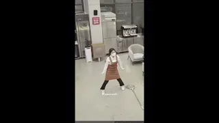 A girl get caught dancing to loco at work…#loco #caughtoncamera