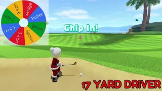 The Random Club Wheel Challenge! (Switch Sports Golf)