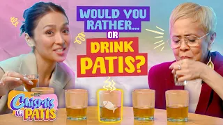 Kathryn Bernardo and Dolly De Leon play Truth or Drink with Patis!