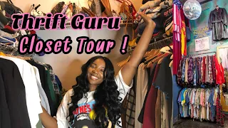 Thrift Guru Closet Tour| Revamp Wardrobe | Room Tour | Giveaway Closed